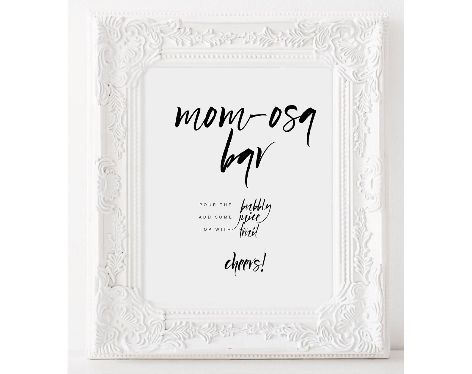 Mom-osa Bar Printable Mom-osa Bar Sign Bridal Brunch and - Etsy