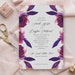 Purple Wedding Printable Invitation Template Instant Download - Etsy