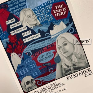 Phoebe Bridgers Punisher Artwork Poster