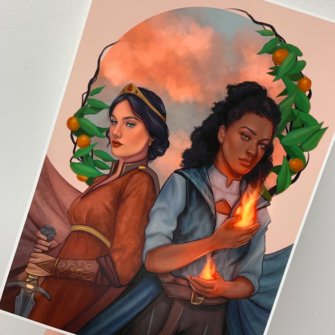 Priory of the Orange Tree Art Print Etsy