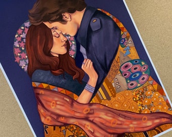 Twilight - Hades and Persephone  - Gustav Klimt Print