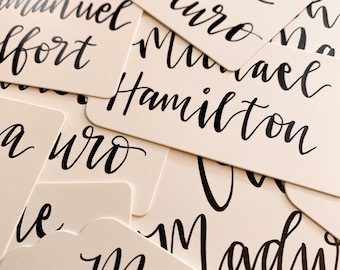 CUSTOM Gift Tags, Personalized Favor Tags, Wedding Place Cards