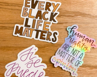 Social justice sticker pack