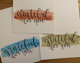 Grateful for You Card with Envelope