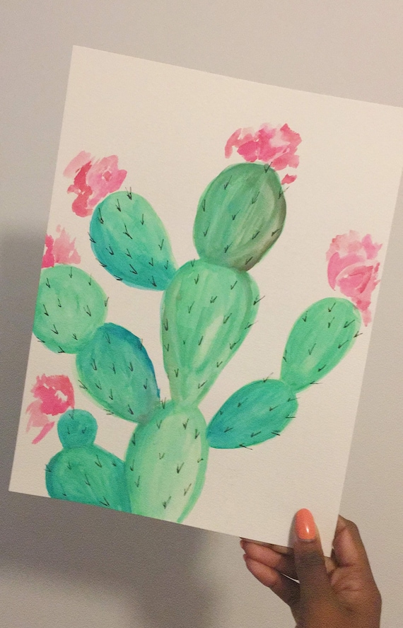 Featured image of post Cactus Aesthetic Painting Plant painting gouache painting painting on wall cactus painting art watercolor aesthetic painting then i painted the cactus mostly in blues but also some warmer tones