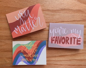 Assorted Greeting Cards, You’re My Favorite, Valentines Day Card, Thinking of You, Get Well Soon, Inspirational Cards