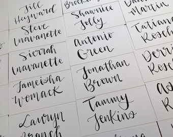 CUSTOM Place Cards, Wedding Place Cards, Tent Cards