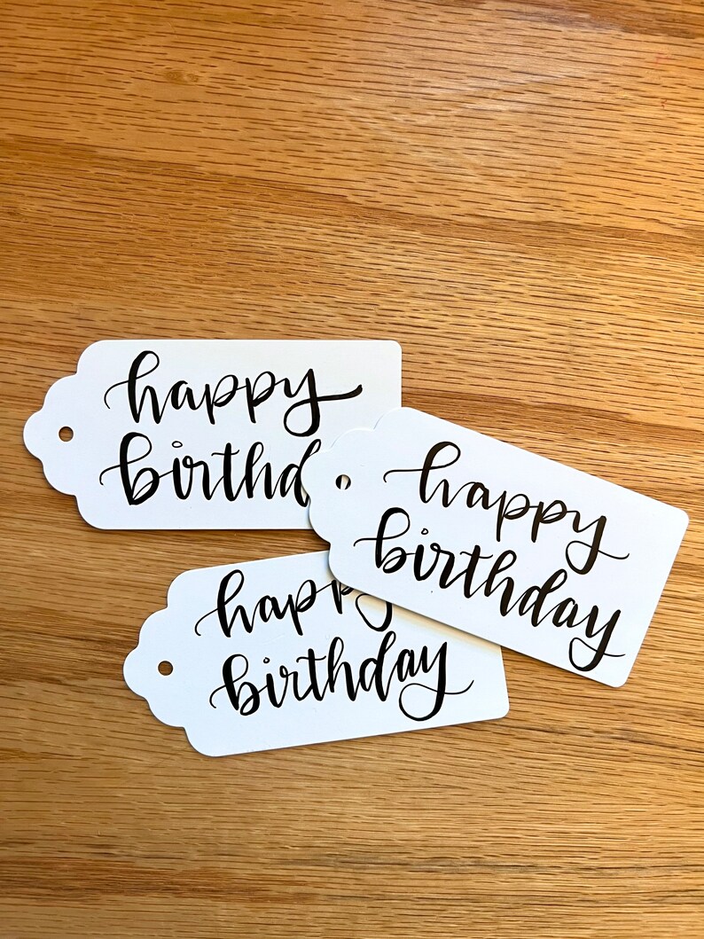 Birthday & Celebration Gift Tags, Party Favors - Etsy