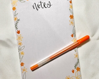 Floral Notepad