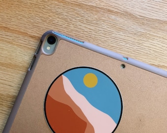 Sunset Sticker, Mountain Sticker
