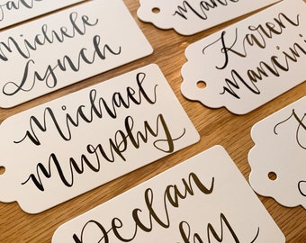 Bridal Party Gift Tags, Custom Place Cards
