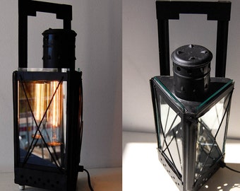 Railroad Lantern Industrial Lighting | Hanging Lantern Wall Sconce Light