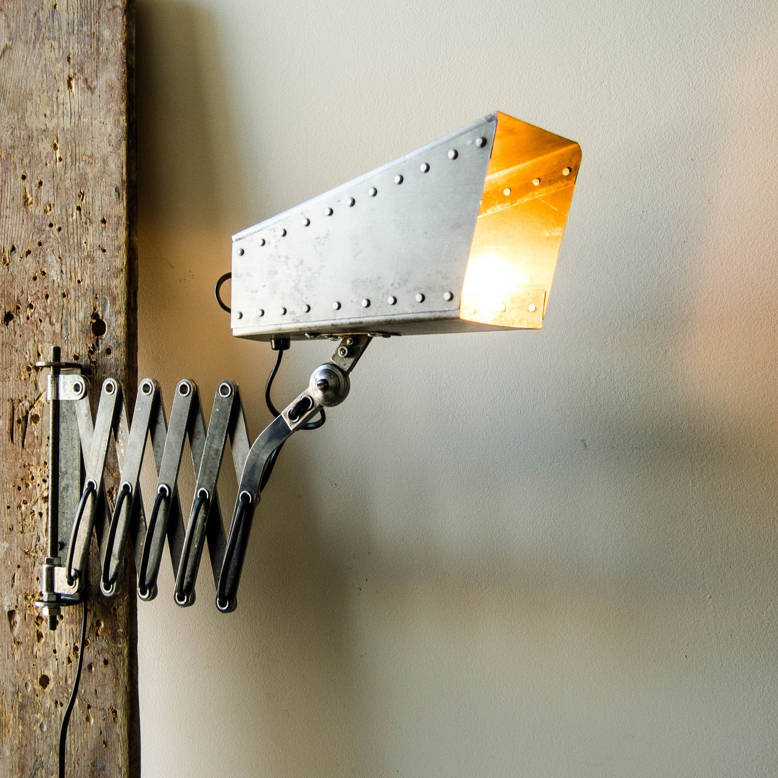 Scissor Lamp Industrial Wall Lighting Accordion Lamp Etsy