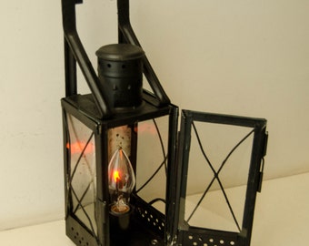 Bedside Lamp Hanging Lantern | Steampunk Lamp | Industrial Desk Lamp