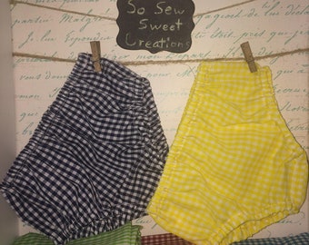 Gingham Baby Diaper Covers,Made To Order in Multiple colors and sizes, Preemie, Baby to  Toddlers, multiple fabrics to choose from!!!