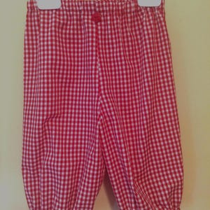 Gingham trousers and Bubble Pants: Baby and  Toddler winter wear, seersucker options Soft Elastic Waist