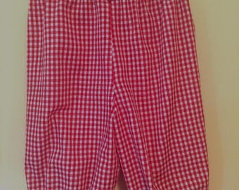 Gingham trousers and Bubble Pants: Baby and  Toddler winter wear, seersucker options Soft Elastic Waist