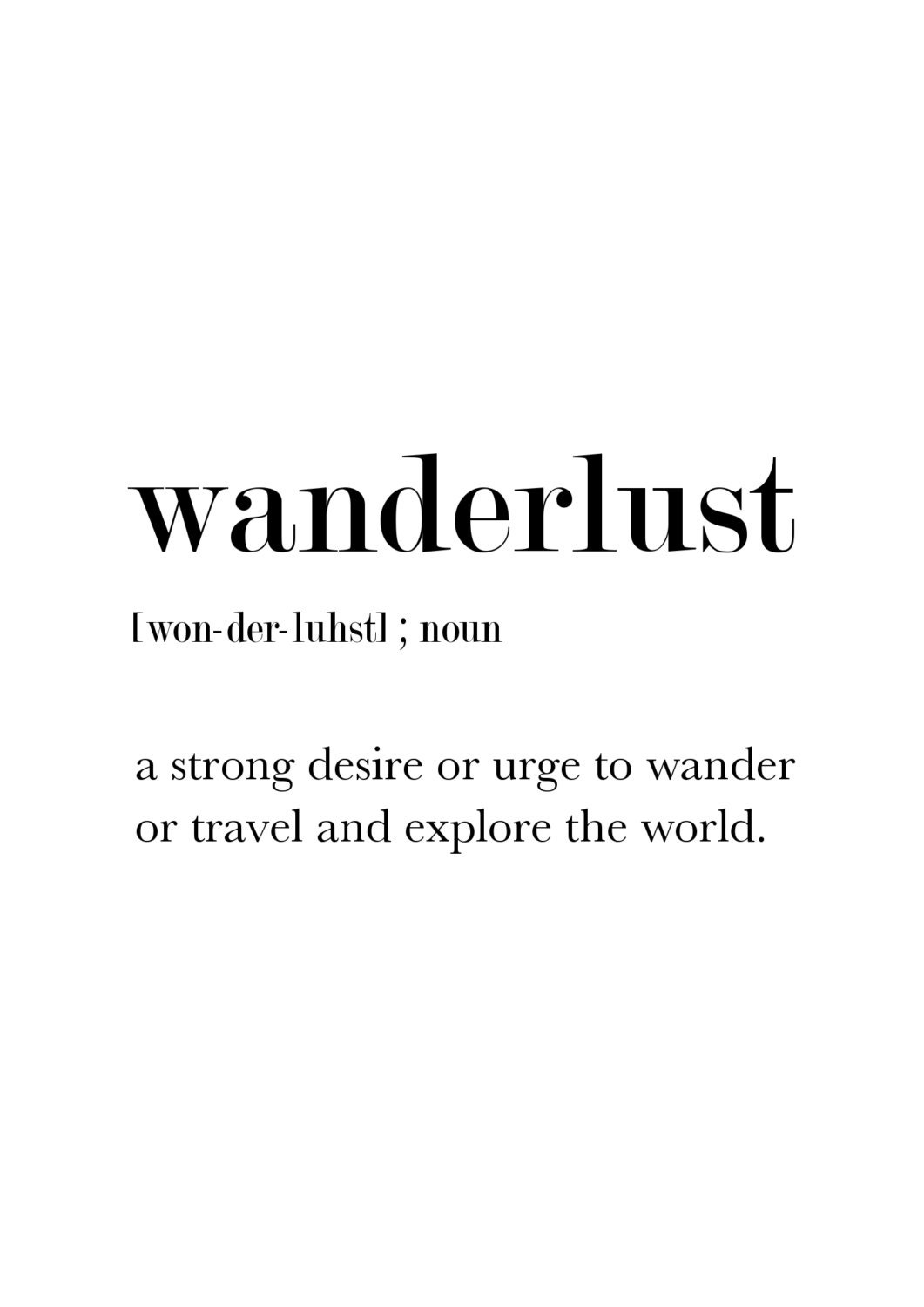 Wanderlust Art Wanderlust Print Wanderlust Poster Travel Etsy