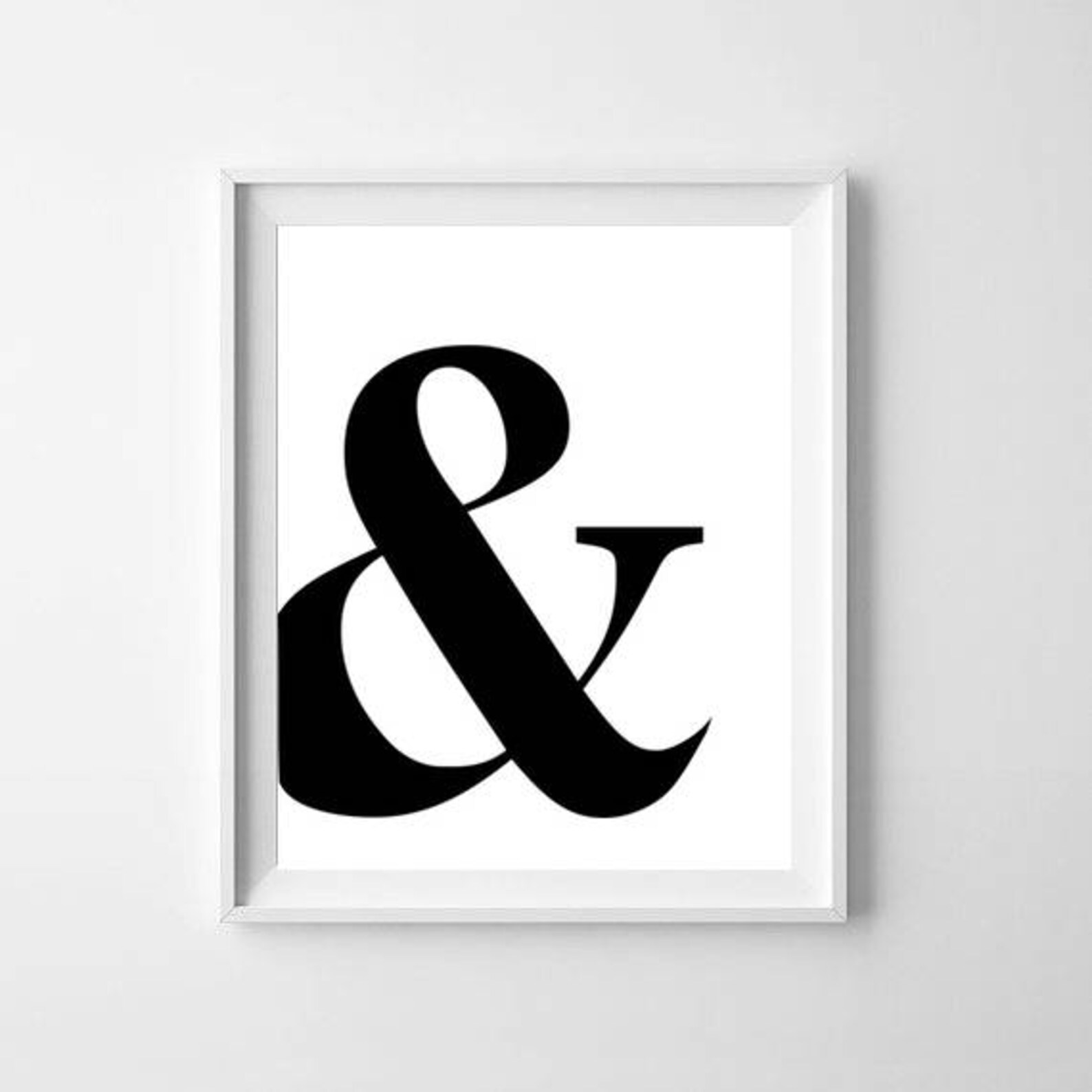 Ampersand Print Ampersand Sign Printable Poster Ampersand - Etsy