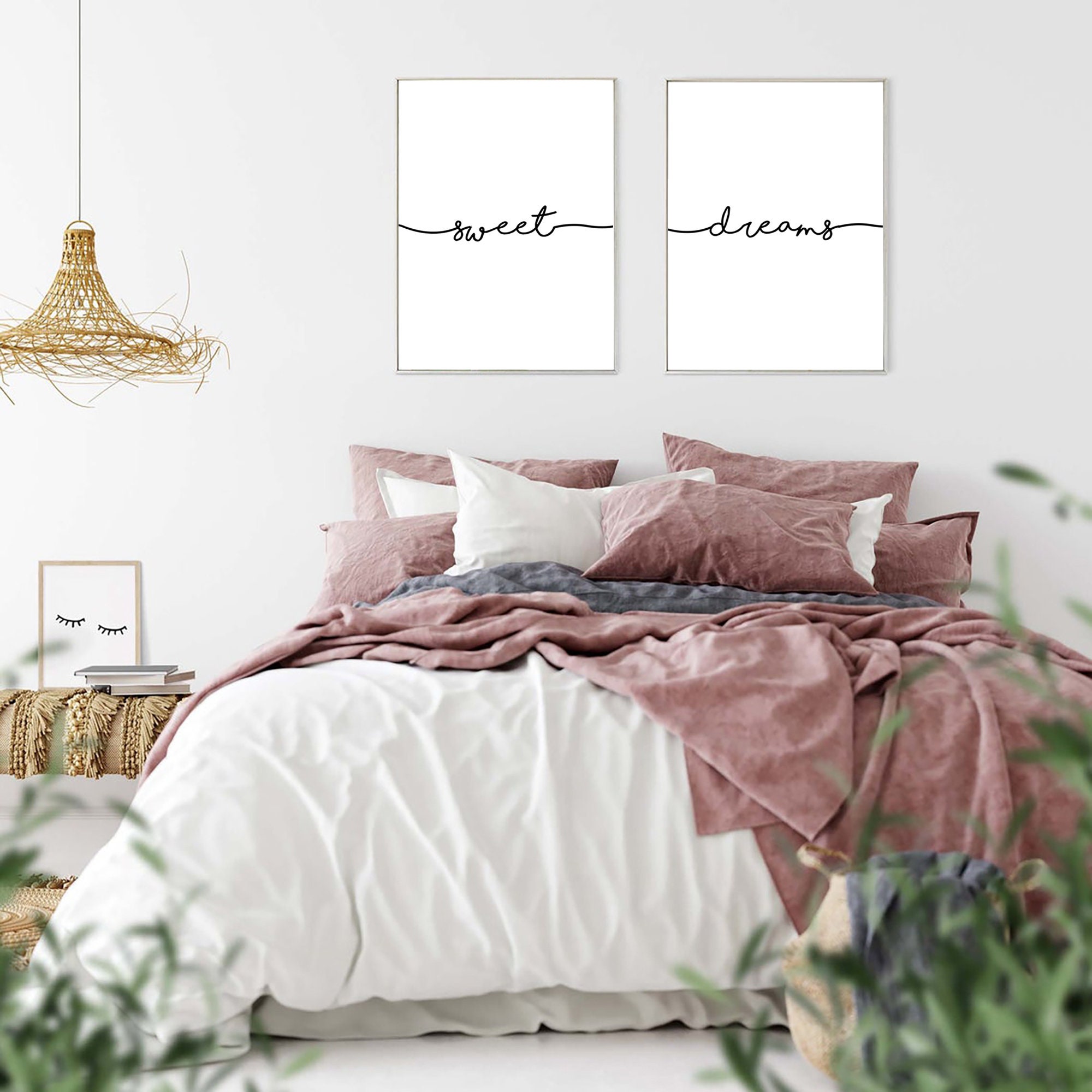 Sweet Dreams Print Set of Two Prints Set of 2 Prints Sweet - Etsy