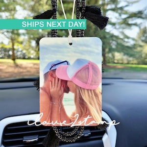 Custom Car Air Freshener, Car Scent, Custom Car Freshie, Picture Freshener, Personlized Car Accessories, Cute Car Air Freshener with Picture