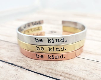 Be Kind Of A Bitch Bracelet, Be Kind Jewelry, Be Kind Of A Bitch, Gift For Sarcastic Friend, Affirmation Gift, Secret Message Bracelet