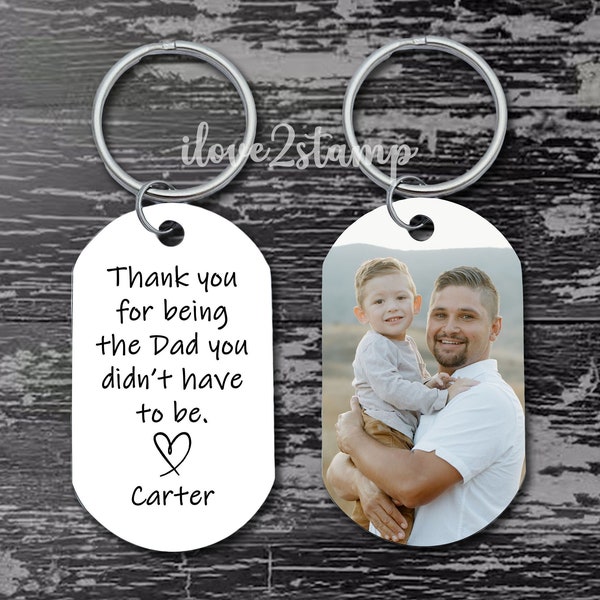 Bonus Dad Gift, The Dad You Didn't Have To Be, Step Dad Fathers Day Gift, Custom Gift for Step Dad Birthday Gift, Stepdad Thank You Gift