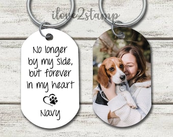 Dog Memorial Keychain, Dog Remembrance Gift, Personalized Dog Memorial Gift, Dog Loss Gift, Dog Sympathy Gifts, Dog Memorial Gifts