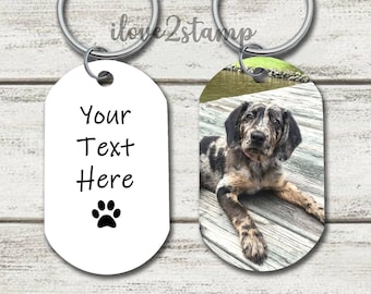Custom Pet Keychain, Dog Cat Cute Keychain, Pet Portrait Gift, Personalized Pet Picture Keychain, Pet Photo Keychain, Pet Sympathy Gifts