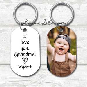 First Time Grandma Gift, New Grandma Gift From Baby, I Love You Grandma, Custom Grandma Keychain, Mother&#39;s Day Gift For Mother In Law