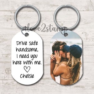 NOLITOY Key Chain Keyrings for Car Keys Drive Safe Gift Husband Wife  Keychain Drive Safe Key Ring Be Safe Keychain Mom Gift Stainless Key  Pendant