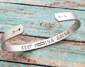 Keep Fucking Going Bracelet, Adult Encouragement Gift, Suicide Awareness, Keep Going Bracelet, Don 39 t Give Up Gift, Thinking Of You Gift
