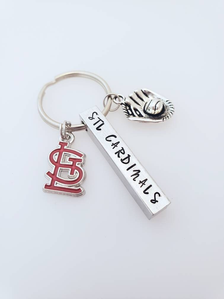 St Louis Cardinals Keychain Cardinals Baseball Gift STL Etsy