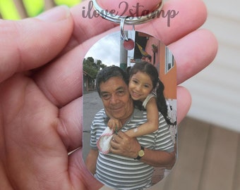 Llavero Para Abuelo - Regalo Emotivo Con Mensaje 'I Love You Grandpa'