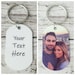 Picture Keychain, Custom Photo Keychain, Keychain For Boyfriend, Keychain For Him, Personalized Gifts For Men, Anniversary Gift For Her 