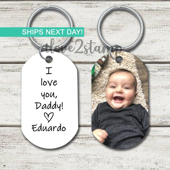 Personalized dad keychain clearance