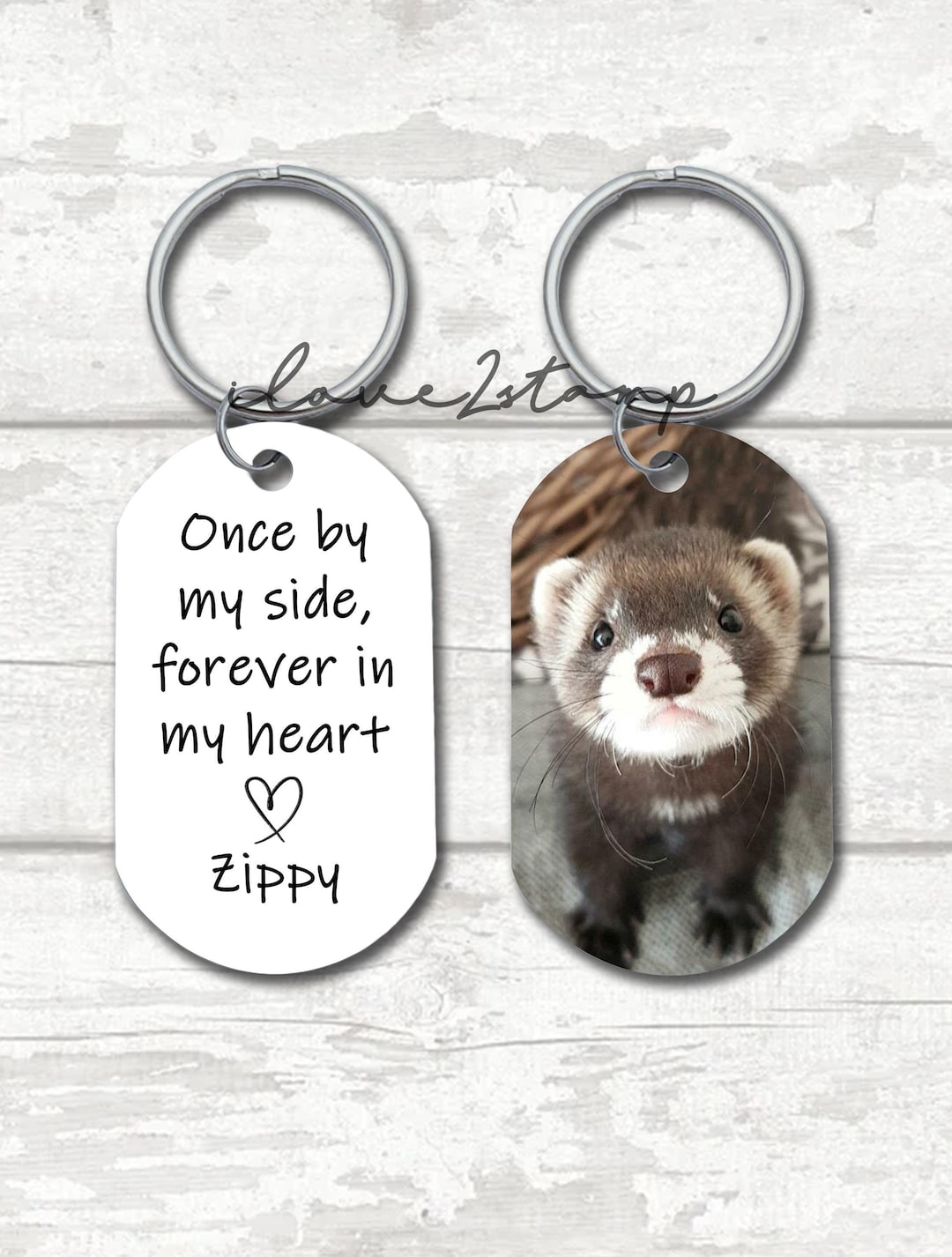 Ferret Memorial Gift for Loss of Ferret Pet Loss Gifts Personalized Pet ...