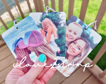 Picture Air Freshener, Car Scent, Custom Car Freshie, Personalized Car Accessories, Cute Freshie Rear View Mirror Picture, Gift For Him