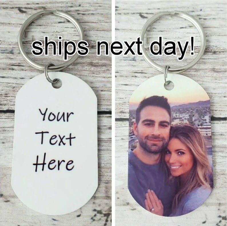 Picture Keychain, Custom Photo Keychain, Keychain For Boyfriend, Keychain For Him, Personalized Gifts For Men, Anniversary Gift For Her 