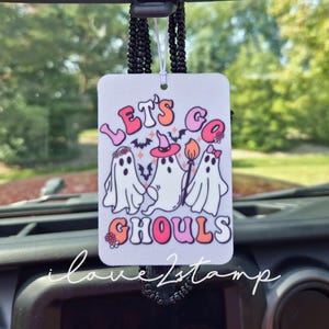 Lass uns Ghouls Lufterfrischer, Halloween Geist Geschenk für den besten Freund, Halloween Lufterfrischer, Herbst Auto Freshie, Geist Lufterfrischer