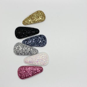 Girl hair clips, hair clip, barrette clips, baby hair clips, hair accessories, toddler hair clips, nonslip snap clips, Glitter hair clip