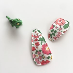 Girl hair clips, Liberty of London, barrette clips, baby hair clips, hair accessories, toddler hair clips, nonslip snap clips