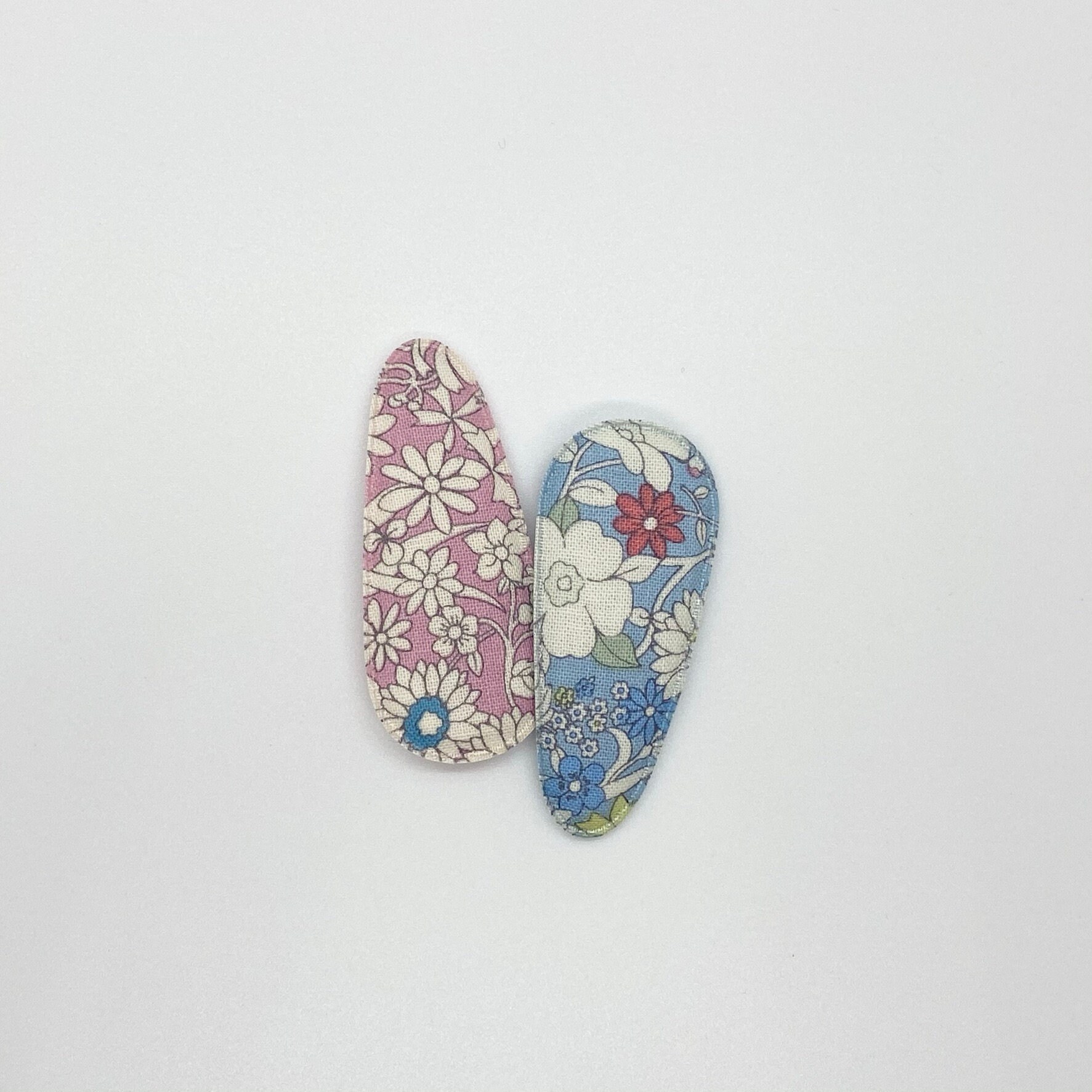Girl hair clips, barrette clips, baby hair clips, hair accessories, toddler hair clips, nonslip snap clips, Flower fabric hair clips