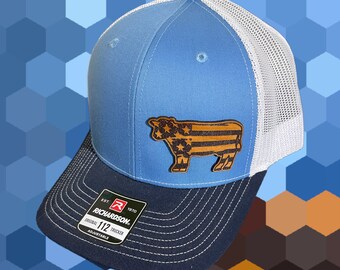 American Flag cow Hat