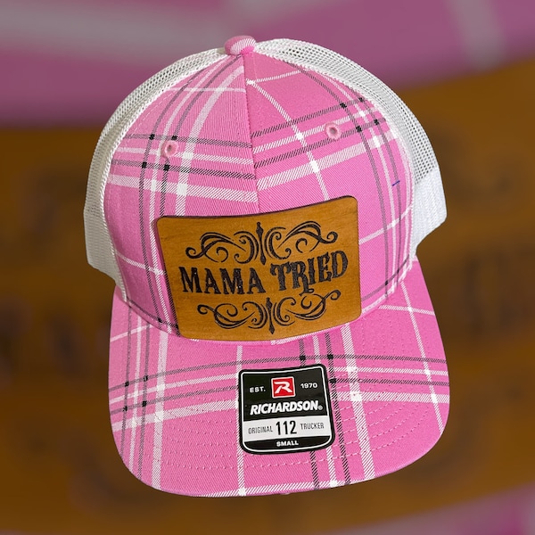 Mama Tried Hat Patch Etsy