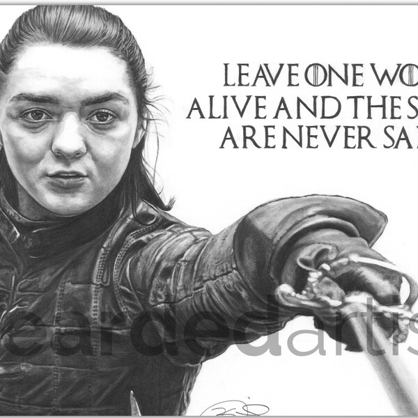 Arya Stark - Etsy
