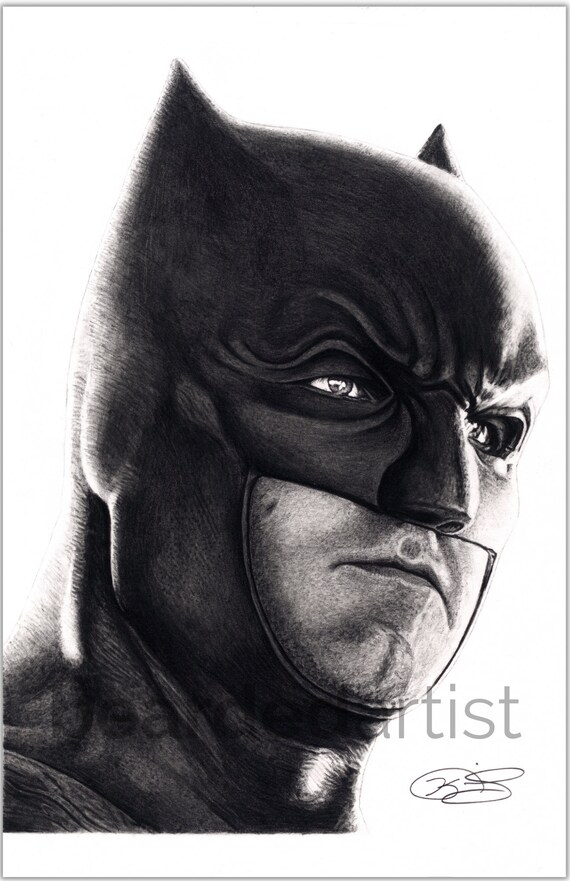 Batman face drawing deals