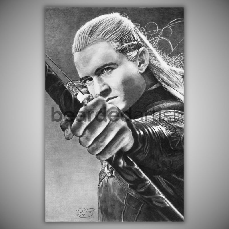 Legolas Drawing - Etsy