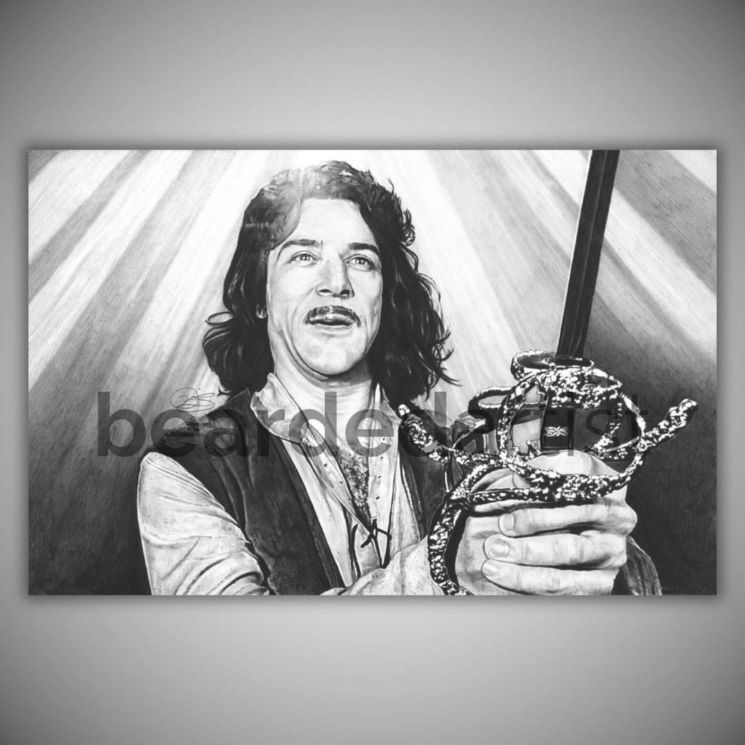 Inigo Montoya Pencil Drawing - The Princess Bride Fine Art - "Guide My ...
