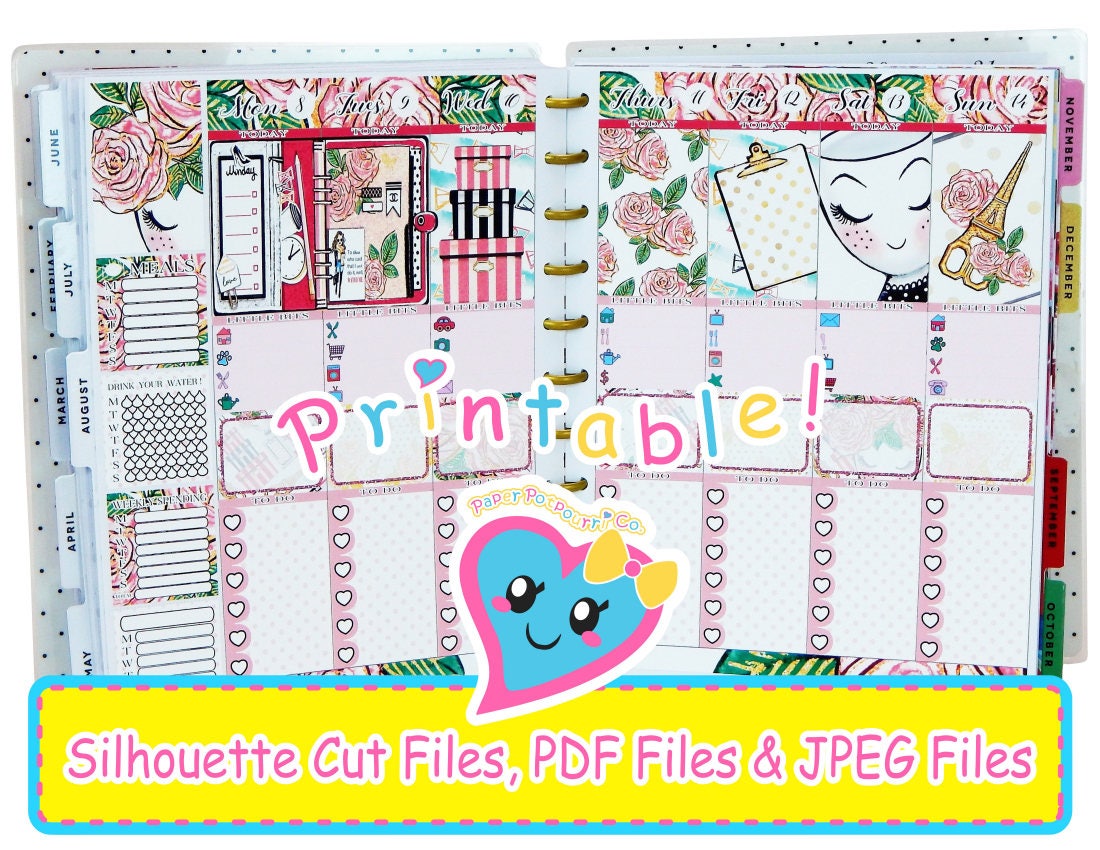 Printable BIG Happy Planner A Planner Girl's FAVORITE - Etsy
